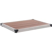 Vidaxl Outdoor Shower Tray Wpc Stainless Steel 80x62 Cm Brown Vidaxl Outdoor Shower Tray Wpc Stainless Steel 80x62 Cm Brown