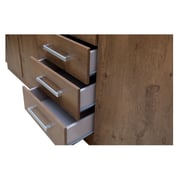 Pan Emirates Milano 5 Door Wardrobe With Mirror