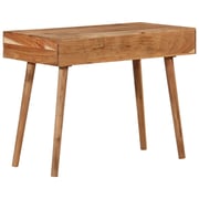 vidaXL Desk 100x51x76 cm Solid Acacia Wood