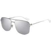 Dior Square Silver/Silver Sunglass For Men 716736213934 Dior Square Silver/Silver Sunglass For Men 716736213934