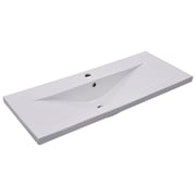 vidaXL Built-in Basin 101x39.5x18.5 cm Ceramic White vidaXL Built-in Basin 101x39.5x18.5 cm Ceramic White