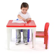 Tot Tutors 2-in-1 Plastic Lego Compatible Activity Table With 2 Chairs