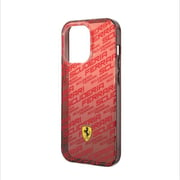 Ferrari Gradient TPU Scuderia Case Red With Dyed Bumper iphone 14