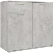 Vidaxl Sideboard Concrete Grey 80x36x75 Cm Chipboard Vidaxl Sideboard Concrete Grey 80x36x75 Cm Chipboard