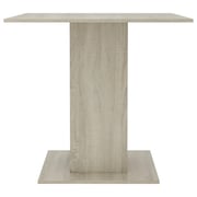vidaXL Dining Table Sonoma Oak 80x80x75 cm Engineered Wood vidaXL Dining Table Sonoma Oak 80x80x75 cm Engineered Wood