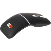 2B Arc Design Wireless Rechargeable Mouse 10m Black and Silver 2B Arc Design Wireless Rechargeable Mouse 10m Black and Silver