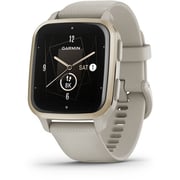 Garmin 010-02700-12 Venu Sq 2 Music Edition Cream Smart Watch Gold Aluminium/French Grey