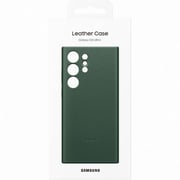 Samsung Leather Cover Green Galaxy S23 Ultra