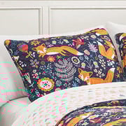 Lush Decor Pixie Fox Quilt Reversible 3 Piece Bedding Set, Twin, Navy Lush Decor Pixie Fox Quilt Reversible 3 Piece Bedding Set, Twin, Navy