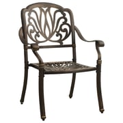 vidaXL 3 Piece Bistro Set Cast Aluminium Bronze vidaXL 3 Piece Bistro Set Cast Aluminium Bronze