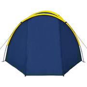 Vidaxl Camping Tent 4 Persons Navy Blue/yellow Vidaxl Camping Tent 4 Persons Navy Blue/yellow
