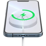 Glassology Magnetic Wireless Charger White