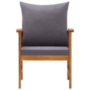 Vidaxl Garden Chairs With Cushions 2 Pcs Solid Acacia Wood Vidaxl Garden Chairs With Cushions 2 Pcs Solid Acacia Wood