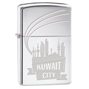 Zippo Mp326681 250 Kuwait City Banner High Polish Chrome Windproof Lighter Zippo Mp326681 250 Kuwait City Banner High Polish Chrome Windproof Lighter