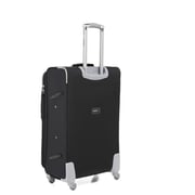 Senator Soft Spinner Trolley Luggage Bag Black 28inch LL00328BLK