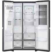 LG Side by Side Refrigerator Instaview Door-in-Door with Dispenser 674 Litres UVnano LINEARCooling ThinQ GR-X267CQES