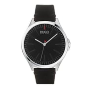 Hugo Boss Men's Black Dial Black Leather Watch - 1530133 Hugo Boss Men's Black Dial Black Leather Watch - 1530133