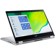 Acer Spin 3 SP314-54N-530C NX.HQ7EM.003 20 in 1 Laptop - Core i5 1GHz 4GB 256GB Shared Win10Home FHD 14inch Silver English/Arabic Keyboard Acer Spin 3 SP314-54N-530C NX.HQ7EM.003 20 in 1 Laptop - Core i5 1GHz 4GB 256GB Shared Win10Home FHD 14inch Silver English/Arabic Keyboard
