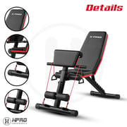 H Pro Multi-function Adjustable Weight Bench Dumbbell Stool With An Extreme Elastic Rope-hm7772