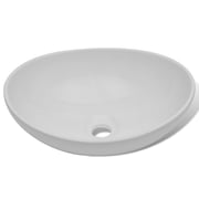 vidaXL Ceramic Basin 40x33 cm Oval White vidaXL Ceramic Basin 40x33 cm Oval White