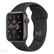 Apple Watch Series 5 GPS 44mm Space Grey Aluminium Case with Black Sport Band Apple Watch Series 5 GPS 44mm Space Grey Aluminium Case with Black Sport Band