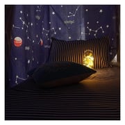 Single Bed Size 1pc Lower Deck Curtain Zodiac Sign Design