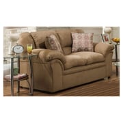 Elza Loveseat 5-Seater ( Love Seat + 3 Seater ) in Light Brown Color