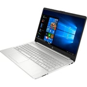 HP 15S-EQ1006 155S6EA Laptop - Ryzen 3 2.6GHz 4GB 256GB Win10 15.6inch FHD Silver English/Arabic Keyboard