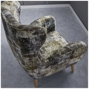 Nyle Single Seater Lounge Chair Gold/Grey Nyle Single Seater Lounge Chair Gold/Grey