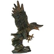 Design Toscano Victory's American Bald Eagle Patriotic Statue, 15 Inch, Polyresin, Bronze Verdigris Finish QL134312 Design Toscano Victory's American Bald Eagle Patriotic Statue, 15 Inch, Polyresin, Bronze Verdigris Finish QL134312