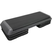 ULTIMAX Professional Aerobic Stepper Height Adjustable Aerobic Stepper with 3-steps fitness stepper for home fitness studio and office-110 cm Black ULTIMAX Professional Aerobic Stepper Height Adjustable Aerobic Stepper with 3-steps fitness stepper for home fitness studio and office-110 cm Black