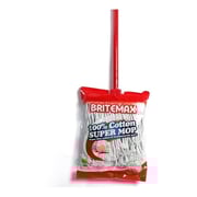Britemax WM-314-430G 430G Super Mop With Stick- 100% Cotton
