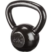 ULTIMAX Cast Iron Kettlebell Weights Great for Full Body Workout and Strength Training-Black (6Kg)