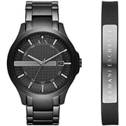 Armani Exchange Hampton Black Stainless Steel Men Watch Set AX7101 Armani Exchange Hampton Black Stainless Steel Men Watch Set AX7101