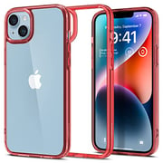 Spigen Ultra Hybrid designed for iPhone 14 case cover - Red Crystal