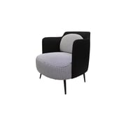 Buy Jilphar Furniture Luxury Arm Sofa Premium Leather And Fabric Black