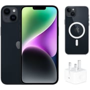 Apple iPhone 14 Plus 128GB Midnight Pre-order + Clear Case + Power Adapter Apple iPhone 14 Plus 128GB Midnight Pre-order + Clear Case + Power Adapter