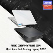 Asus ROG Zephyrus G14 GA401QM-HZ077T Gaming Laptop – Ryzen 7 2.8GHz 16GB 1TB 6GB Win10Home 14inch FHD Eclipse Gray NVIDIA GeForce RTX 3060