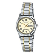 Casio Two Tone Stainless Steel Women Watch LTP-V006SG-9BUDF
