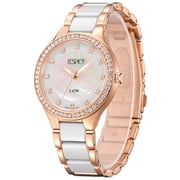 ECSTACY Women's Analog White MOP Dial Watch - E9511-KCWM ECSTACY Women's Analog White MOP Dial Watch - E9511-KCWM