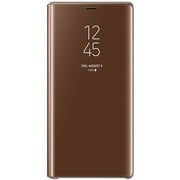 Samsung Clear View Standing Case Brown For Galaxy Note9 M Samsung Clear View Standing Case Brown For Galaxy Note9 M