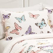 Lush Decor Flutter Butterfly 3-Piece Set Cute Quilted Bedspread (Full/Queen) Lush Decor Flutter Butterfly 3-Piece Set Cute Quilted Bedspread (Full/Queen)