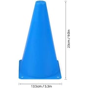 ULTIMAX Agility Marker Cone Set for Athletics and Social Distancing Traffic Cones Outdoor Sport Cones for Kids Football Soccer Training Cones 25 Pack- 23 cm Assorted Color