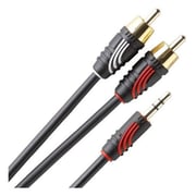 QED Profile Jack To Phono RCA Analogue Audio Interconnect Cable 3M Black QE5091