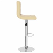 Vidaxl Bar Stool Cream Faux Leather Vidaxl Bar Stool Cream Faux Leather