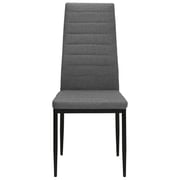 vidaXL Dining Chairs 2 pcs Light Grey Fabric vidaXL Dining Chairs 2 pcs Light Grey Fabric