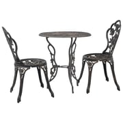 Vidaxl 3 Piece Bistro Set Cast Aluminium Vidaxl 3 Piece Bistro Set Cast Aluminium