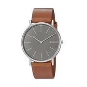 Skagen Signatur Brown Leather Men Watch SKW6429 Skagen Signatur Brown Leather Men Watch SKW6429