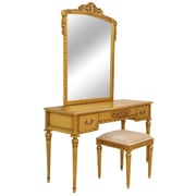 Monarch Dresser with Mirror + Stool Monarch Dresser with Mirror + Stool
