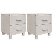 Vidaxl Bedside Cabinets 2 Pcs White 40x35x44.5 Cm Solid Pinewood Vidaxl Bedside Cabinets 2 Pcs White 40x35x44.5 Cm Solid Pinewood